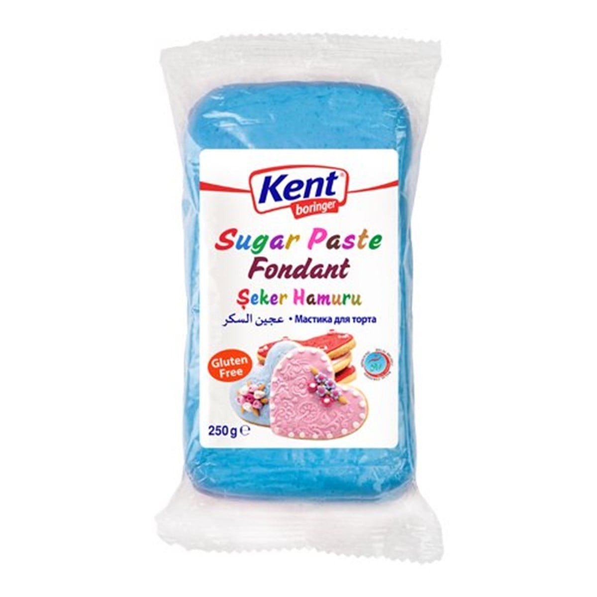 Kent Boringer Pasta Dekor Şeker Hamuru Mavi 250gr