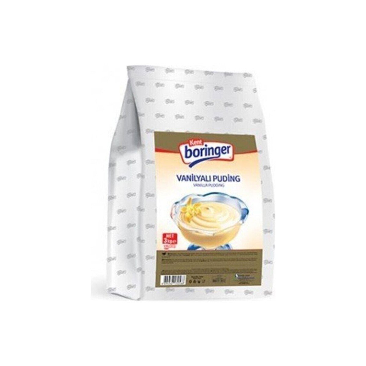 Kent Boringer Professional Puding Vanilyalı 3kg