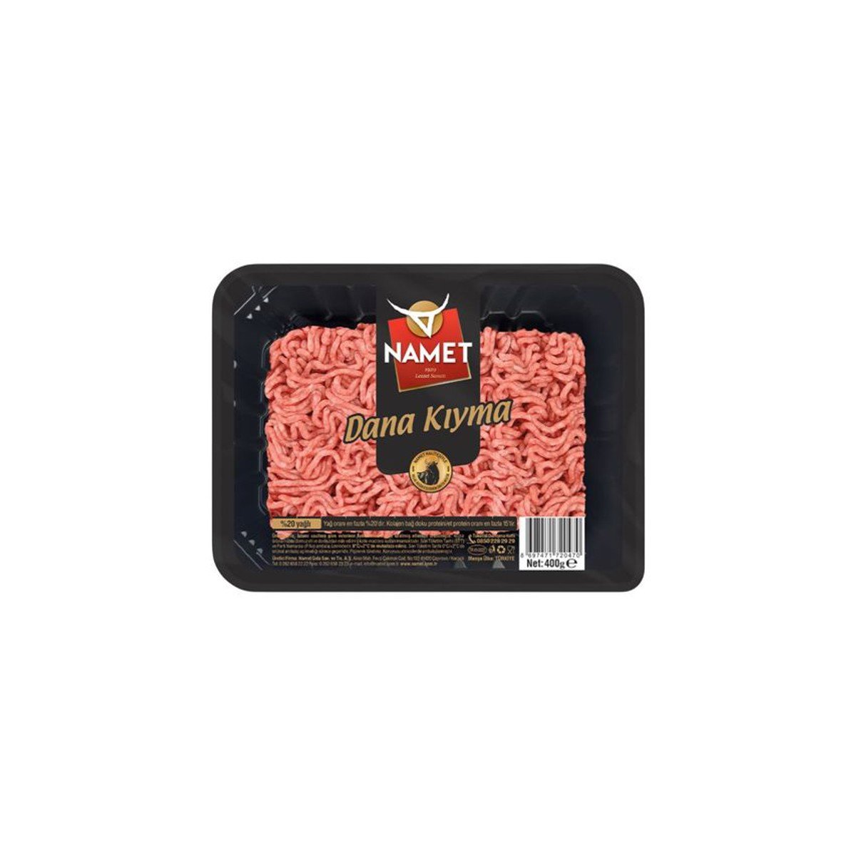 Namet Dana Yemeklik Kıyma 400gr
