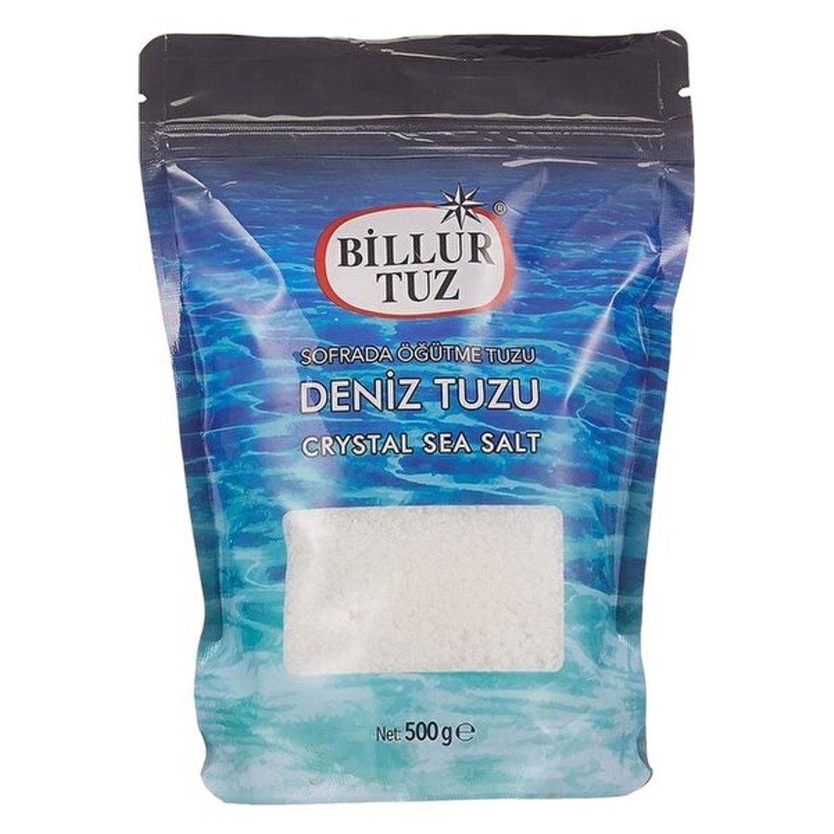 Billur Tuz Doypack Deniz Sofra Öğütme 500gr