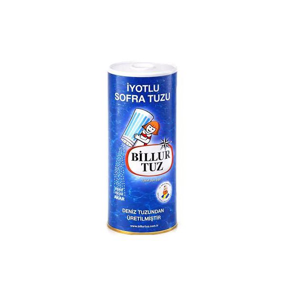 Billur Tuz Karton Tuzluk 125gr