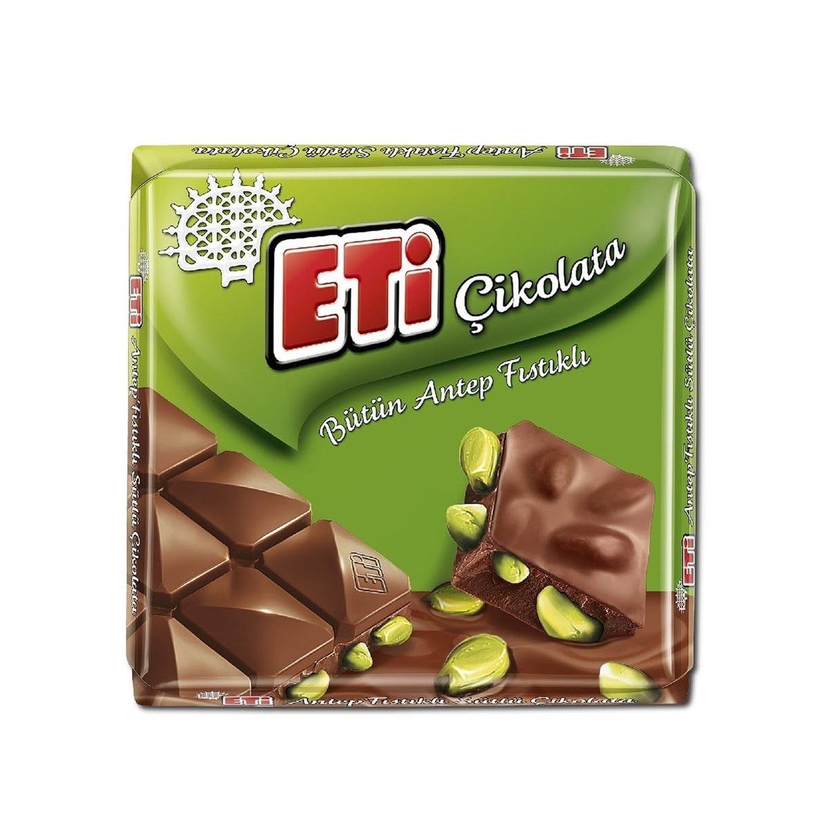 Eti Çikolata Kare Antep Fıstıklı 60g