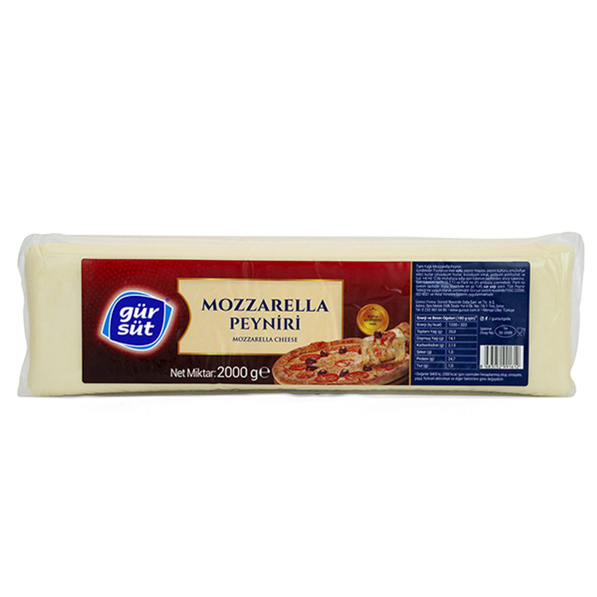 Gürsüt Mozzarella Blok 2kg