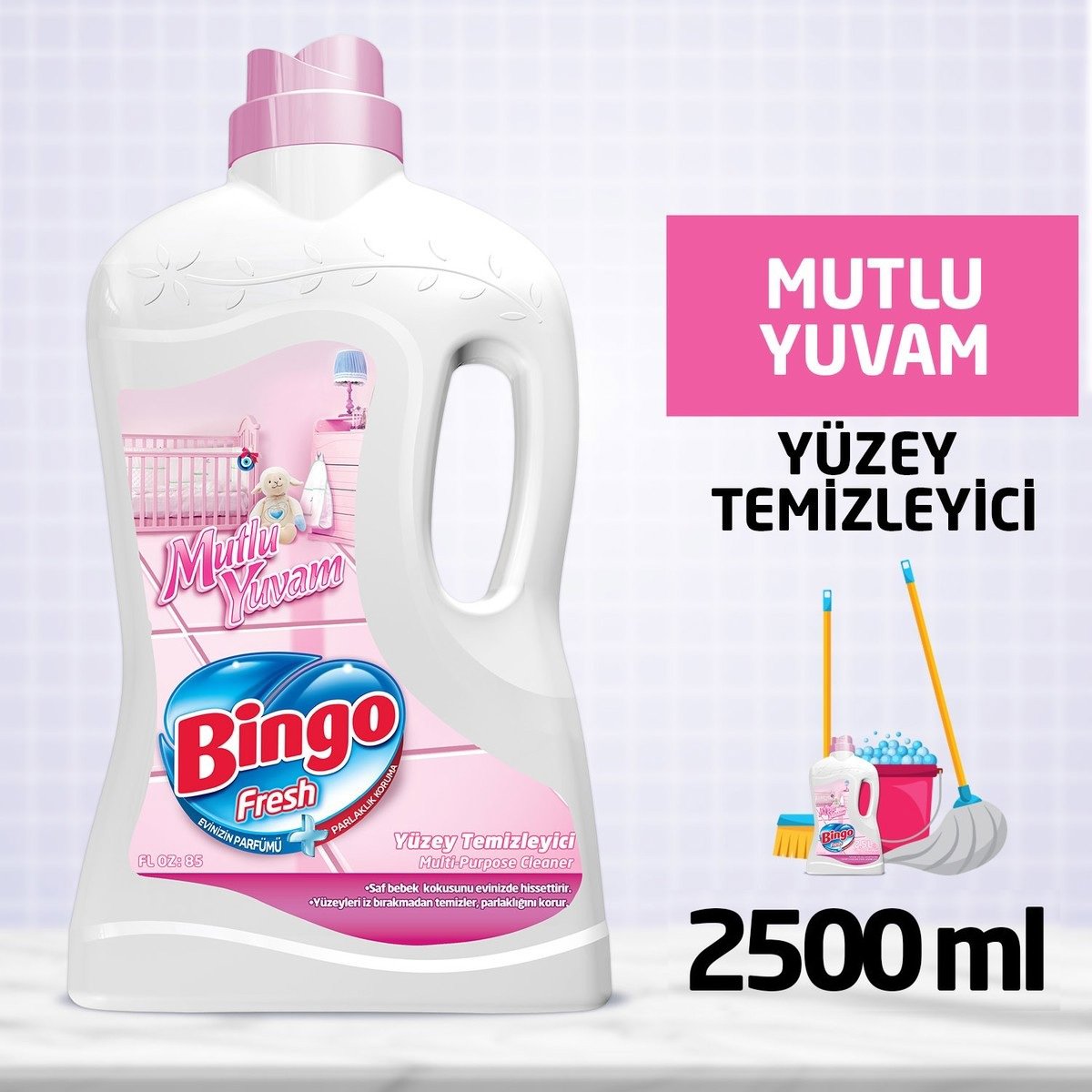 Bingo Yüzey Temizleyici Mutlu Yuvam 2,5Lt