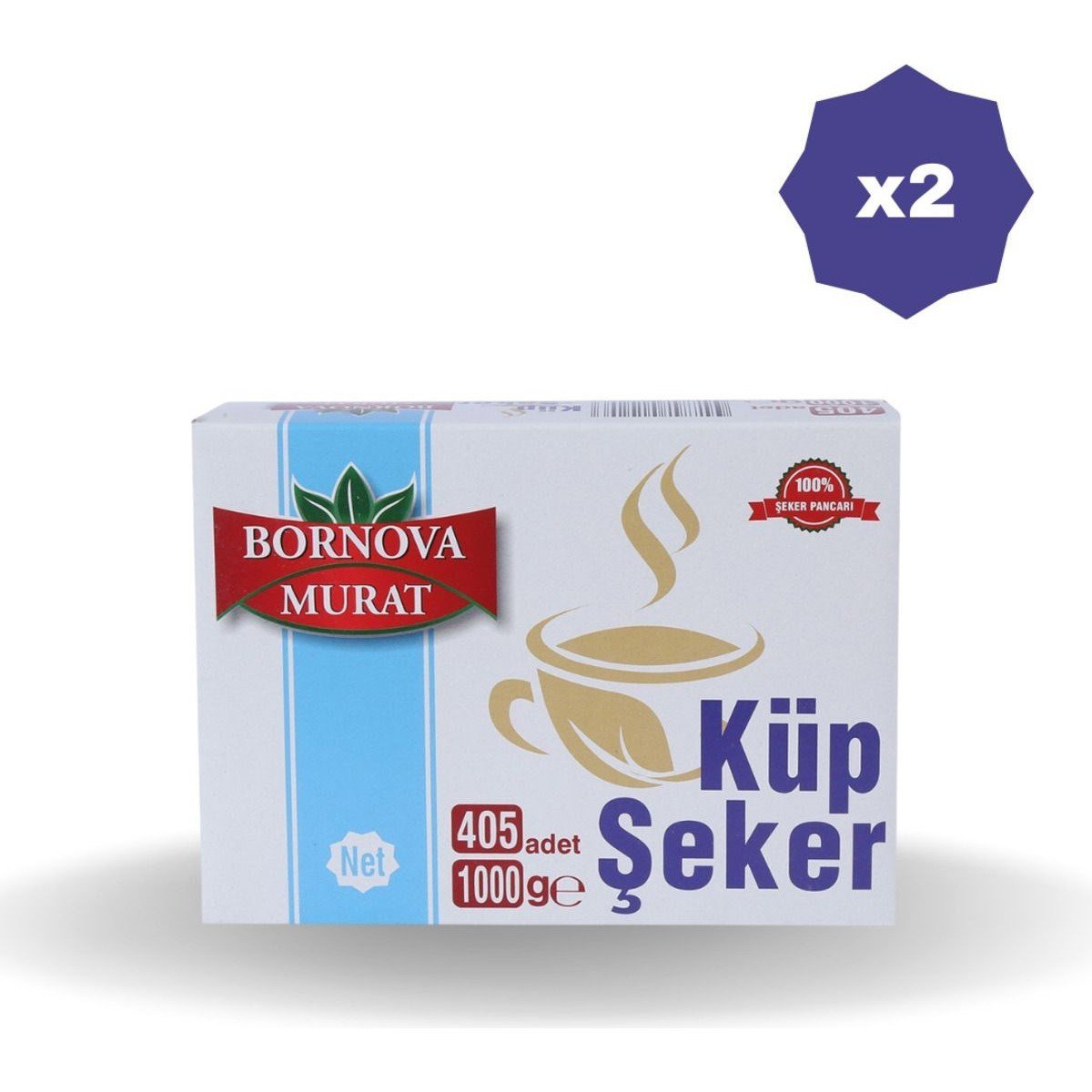 Bornova Murat Küp Şeker 1kg 405'li