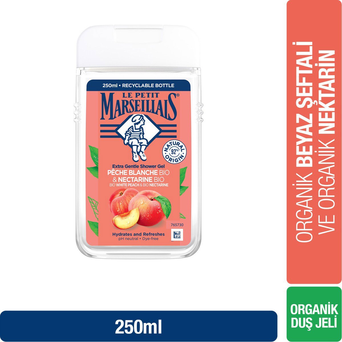 Le Petit Marseillais Duş Jeli 250ml Şeftali