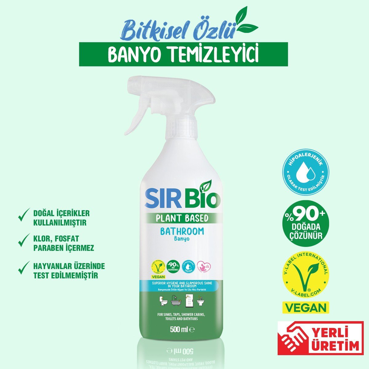 SIR Bio Bitkisel Banyo Tem. Spray 500ml