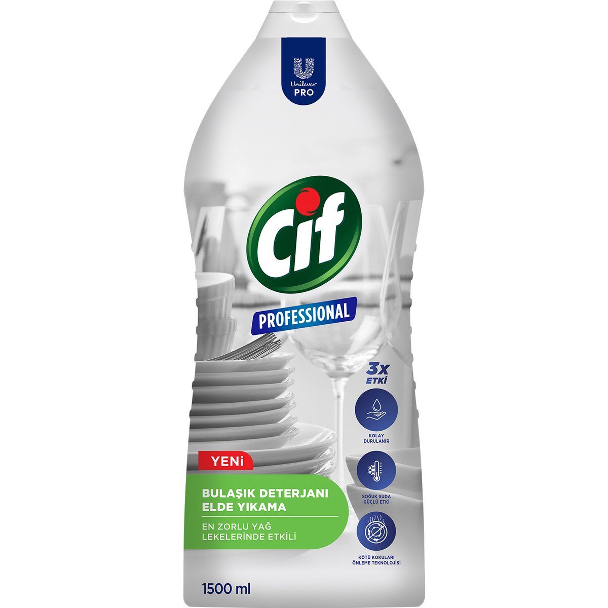 Cif Professional Bulaşık Deterjanı Elde Yıkama 1500ml