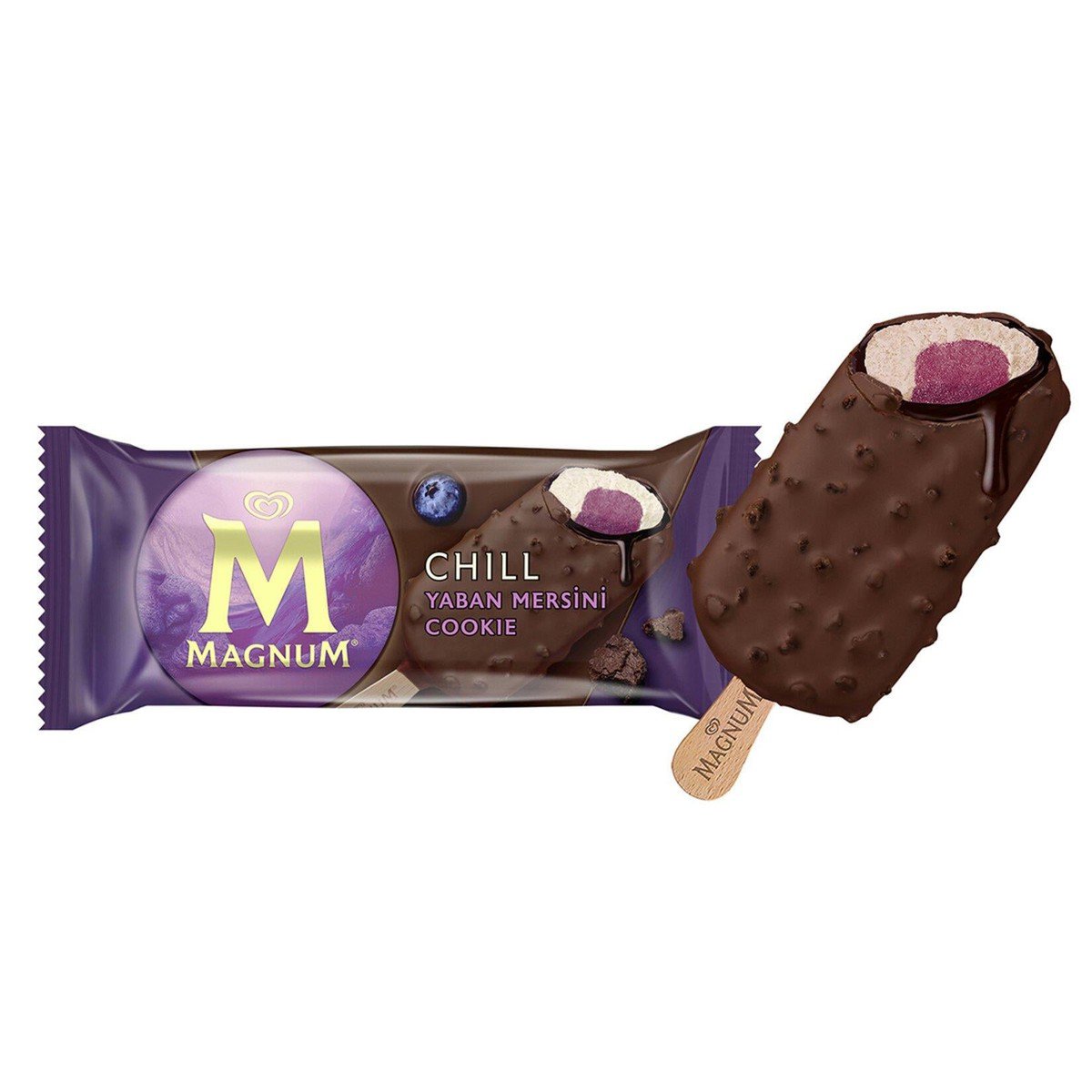 Algida Magnum Double Chill Yaban Mersini Cookie 85 Ml