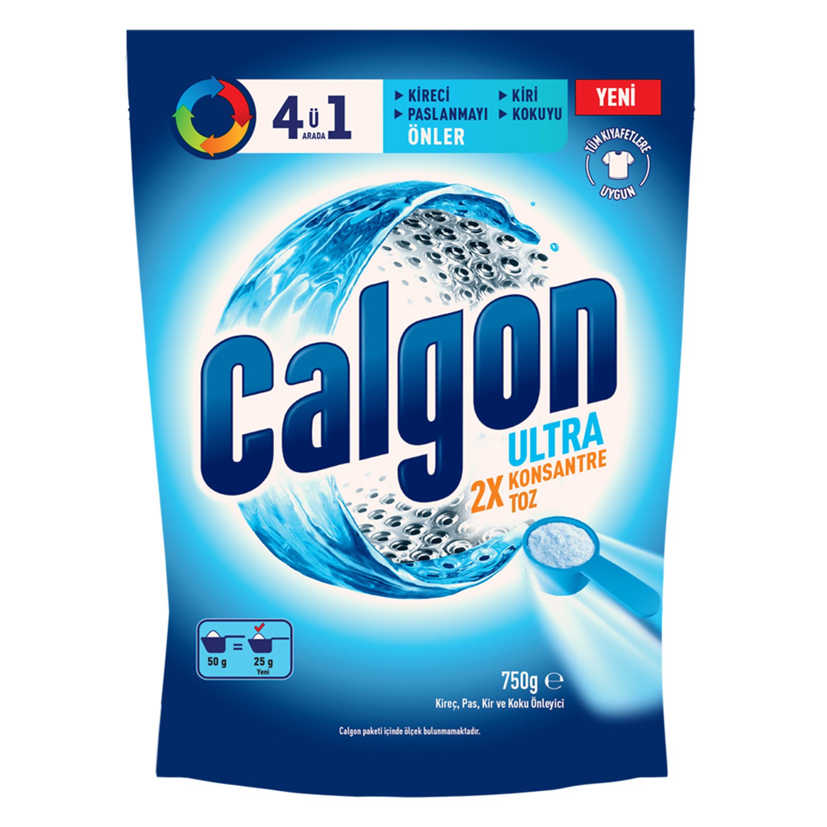 Calgon Ultra Konsantre Çamaşır Makinesi Kireç Önleyici Toz 750gr