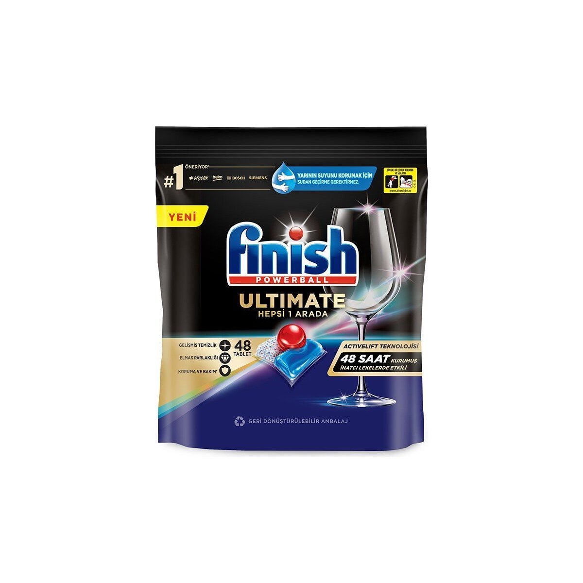 Finish Bulaşık Makinesi Tablet Ultimate 48'li