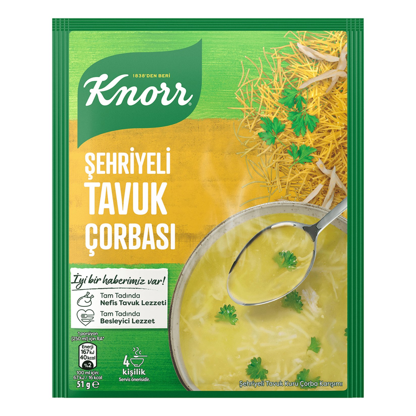 Knorr Şehriyeli Tavuk Çorbası 65g
