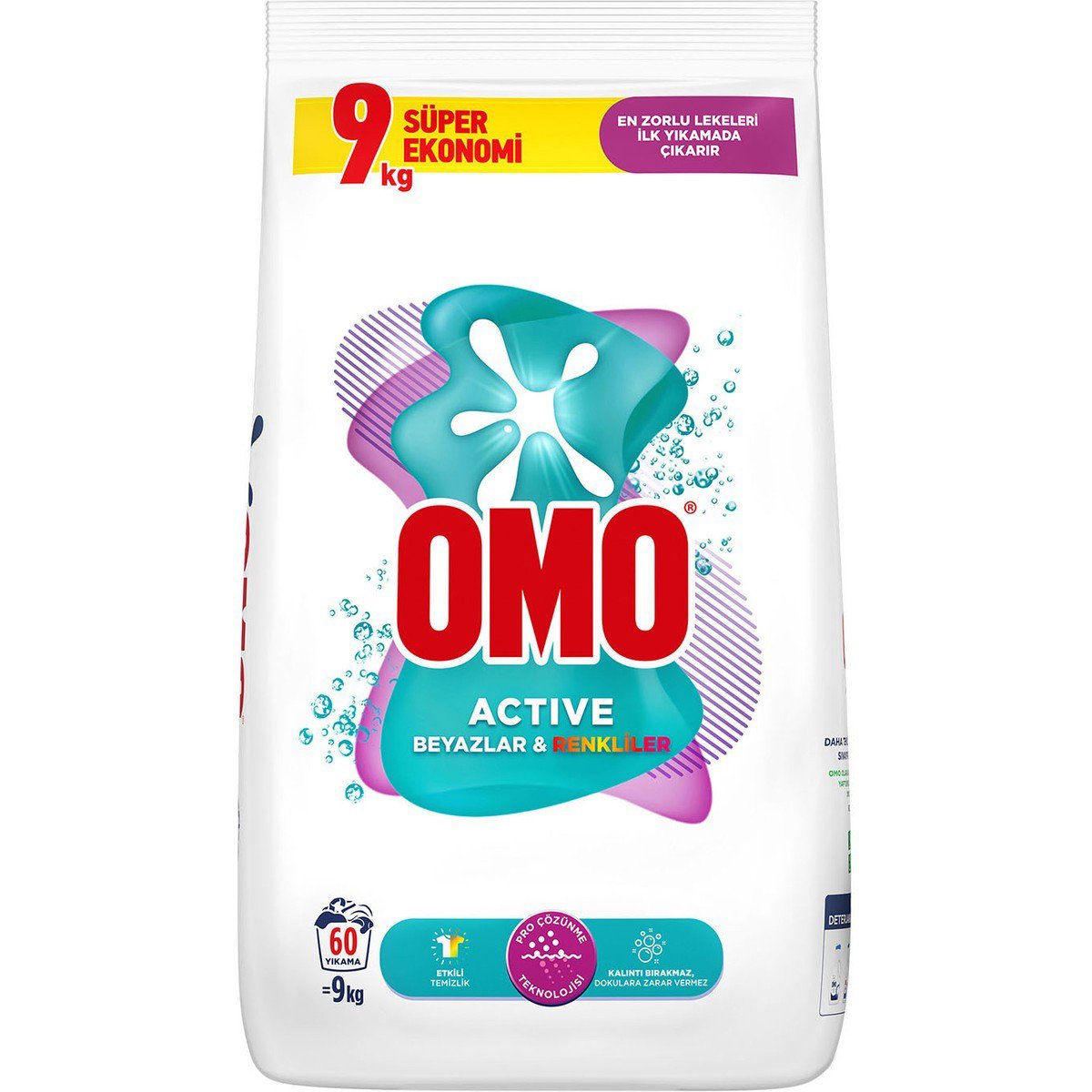 OMO 9kg Renkli & Beyaz