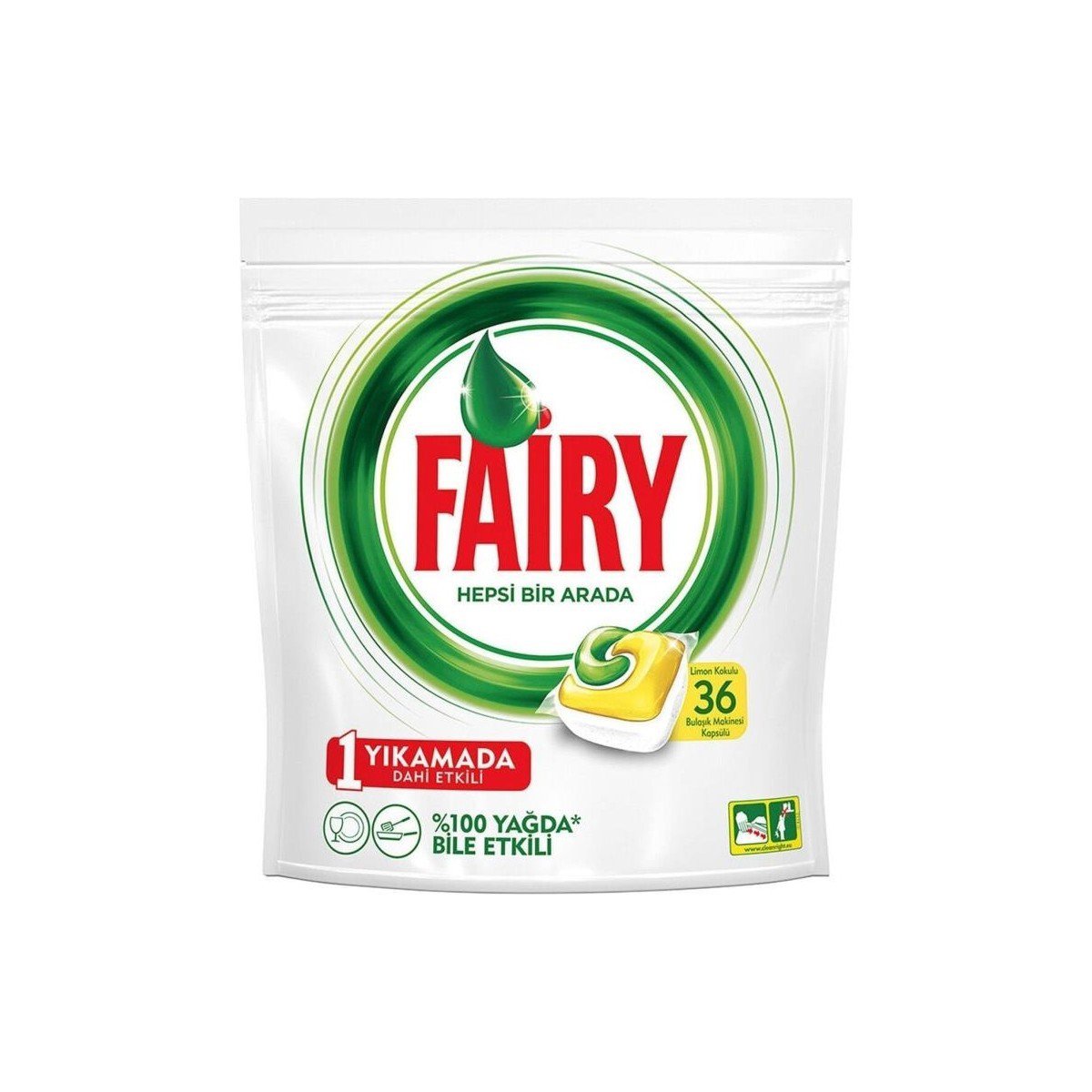 Fairy Bulaşık Makinesi Tablet H1A 36'lı