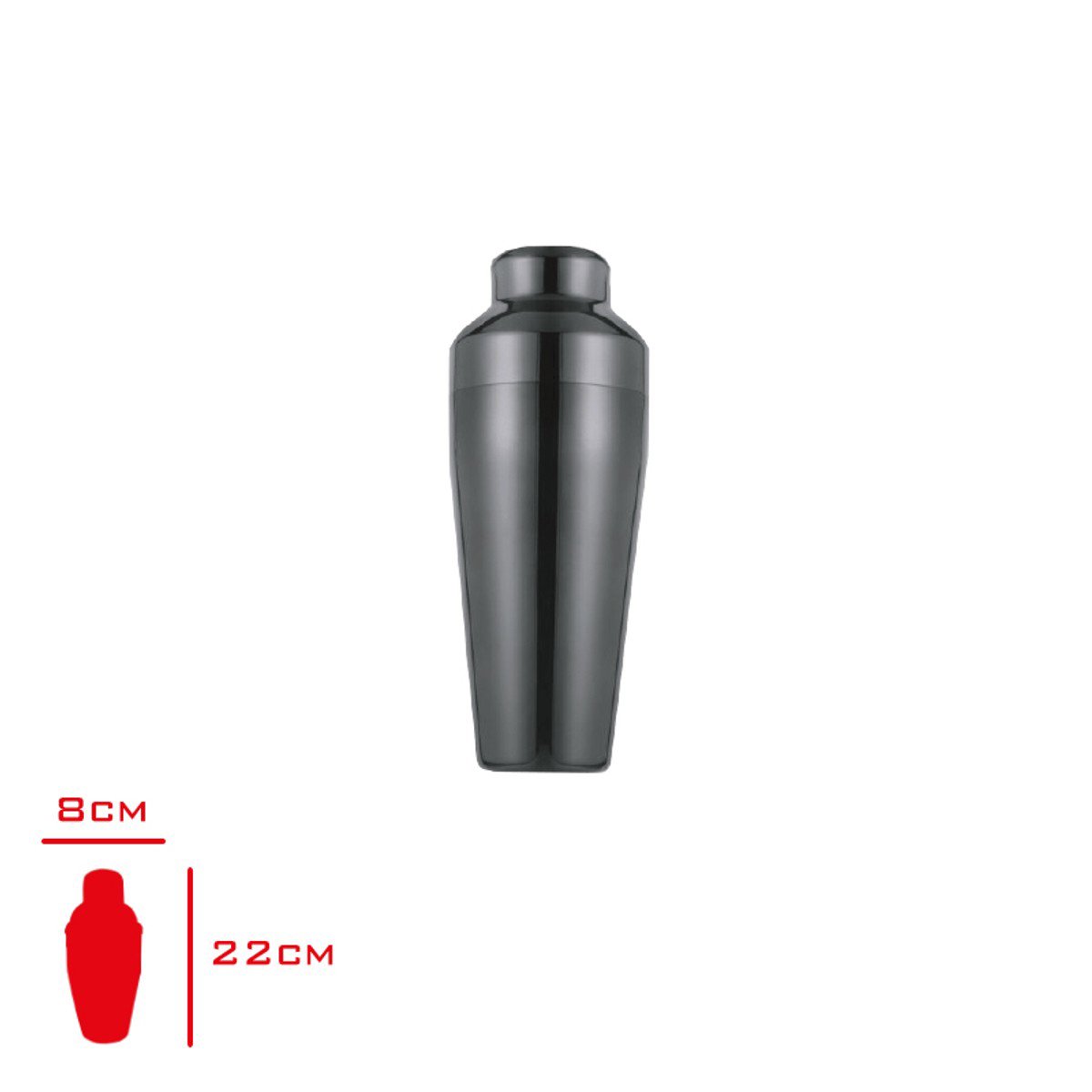 Evmoni Shaker Fransız Model Krom 600cl