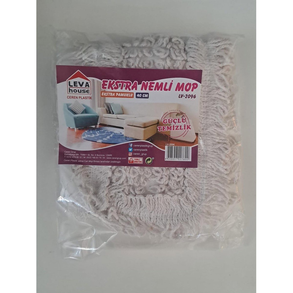 Leva Mop Nemli 40'lık Ekstra