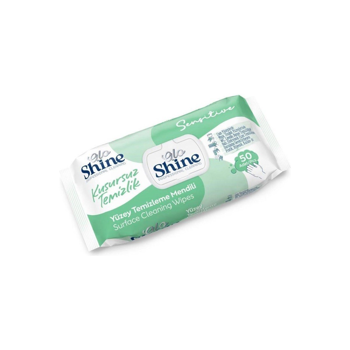 Alo Shine Yüzey Temizleme Mendili 50'li