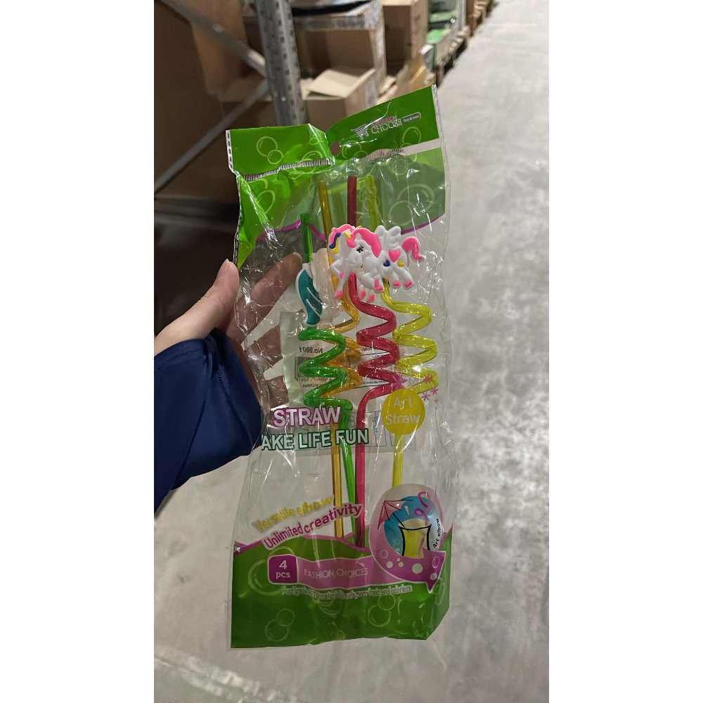 Naturak Pipet Seti Plastik Figürlü 4'lü