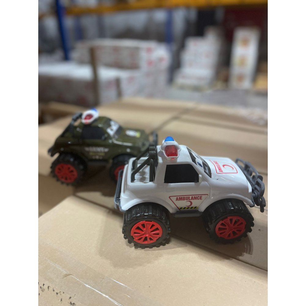 Naturak Oyuncak Standlı Jeep 24'lü