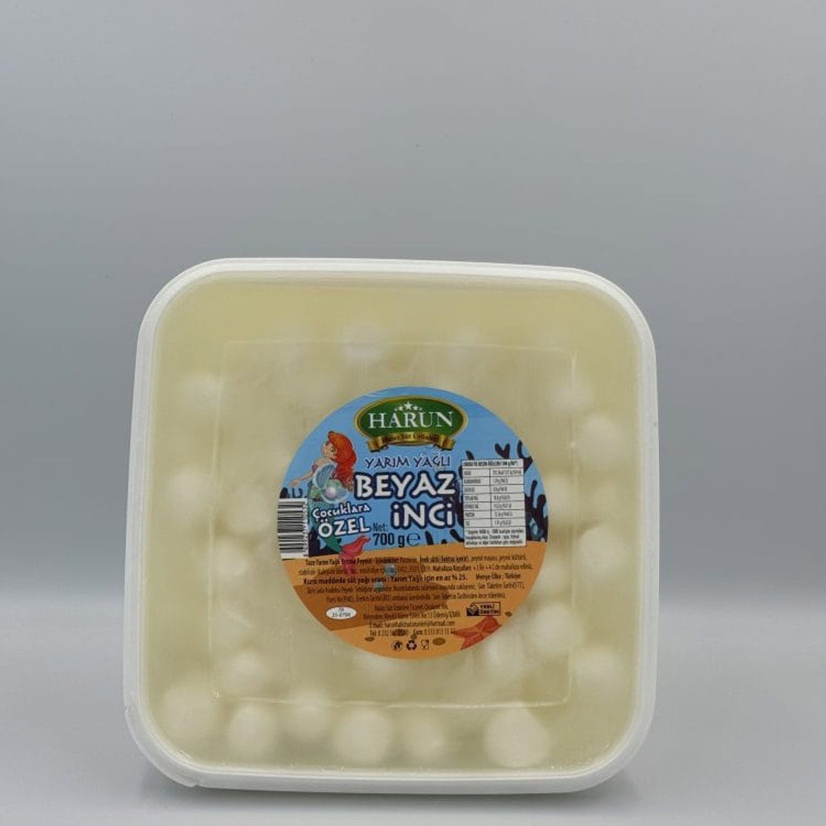 Harun Beyaz İnci Top Peynir 700g