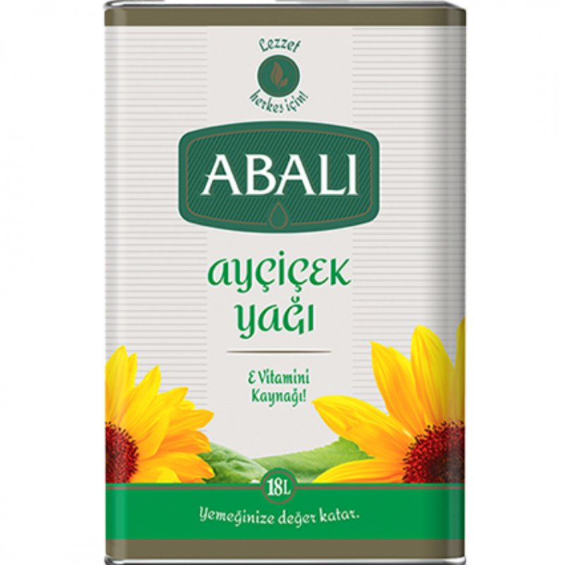 Abalı Ayçiçek Yağı 18Lt