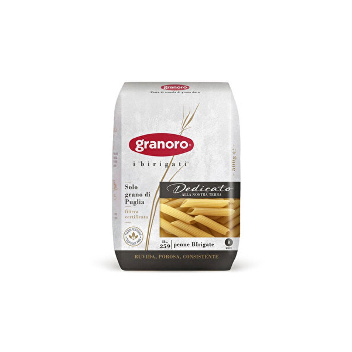 Granoro Dedicato Uzun Penne Brigate 500g