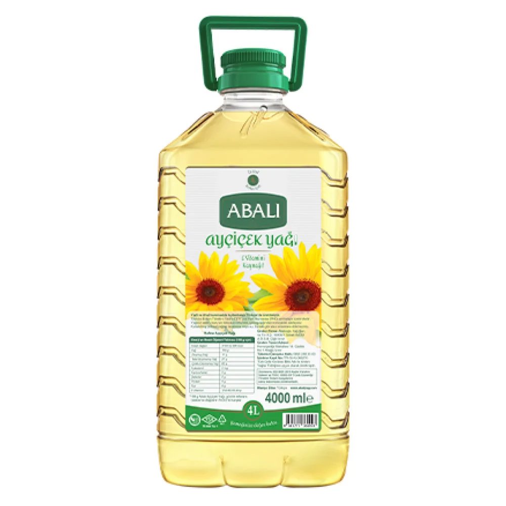 Abalı Ayçiçek Yağı 4Lt