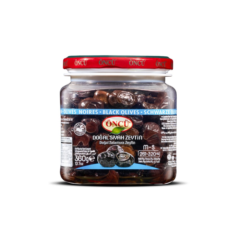Öncü Siyah Zeytin 360gr (M-S 261-320)