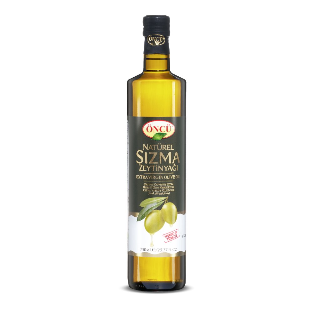 Öncü Naturel Sızma Zeytinyağı Cam Şişee 750ml