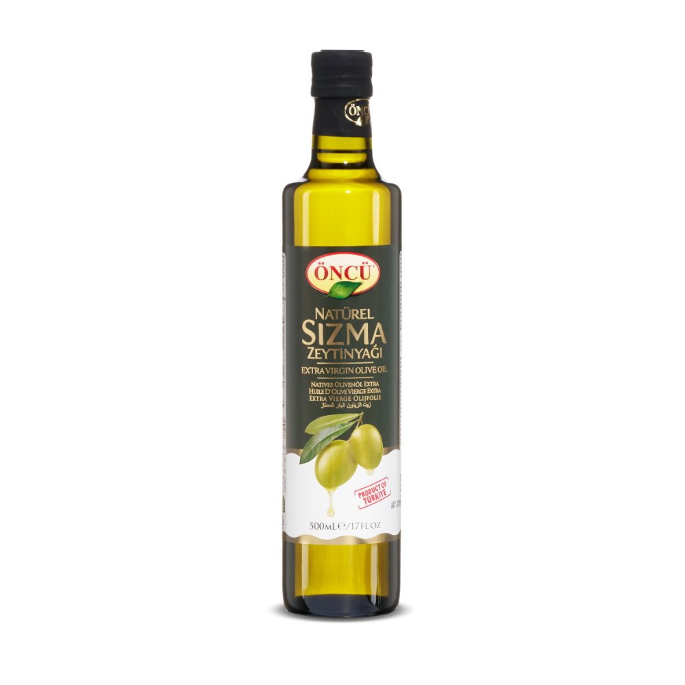 Öncü Naturel Sızma Zeytinyağı Cam Şişe 500ml