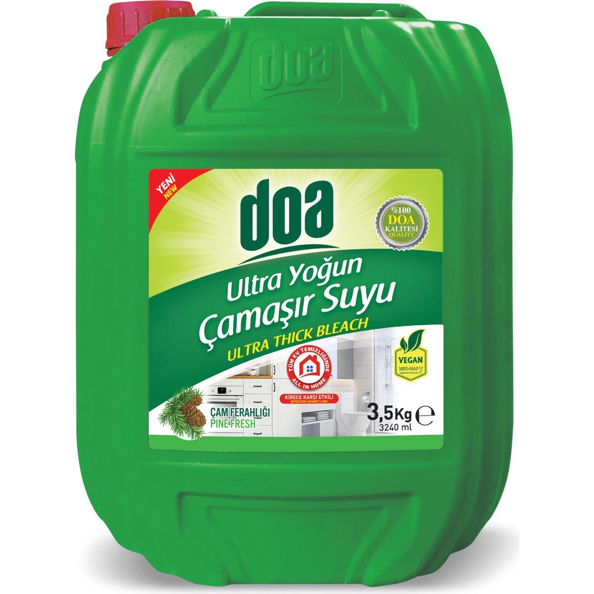 DOA Ultra Çamaşır Suyu Çam Ferahlığı / 3,5kg