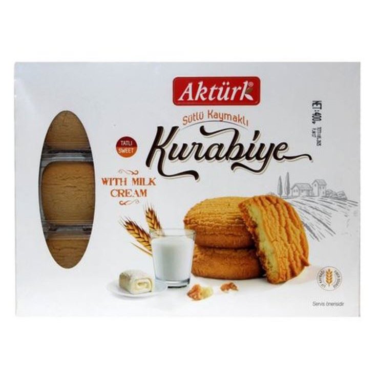 Aktürk Sütlü Kaymaklı Kurabiye 400g