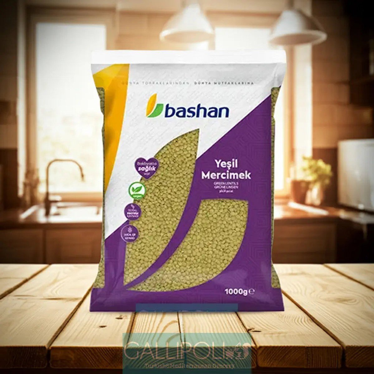 Başhan Yeşil Mercimek 1kg