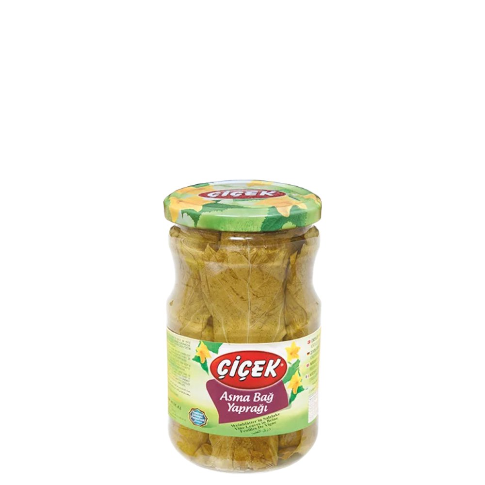 Çiçek Salamura Yaprak Cam Kavanoz 720cc Süzme:350gr