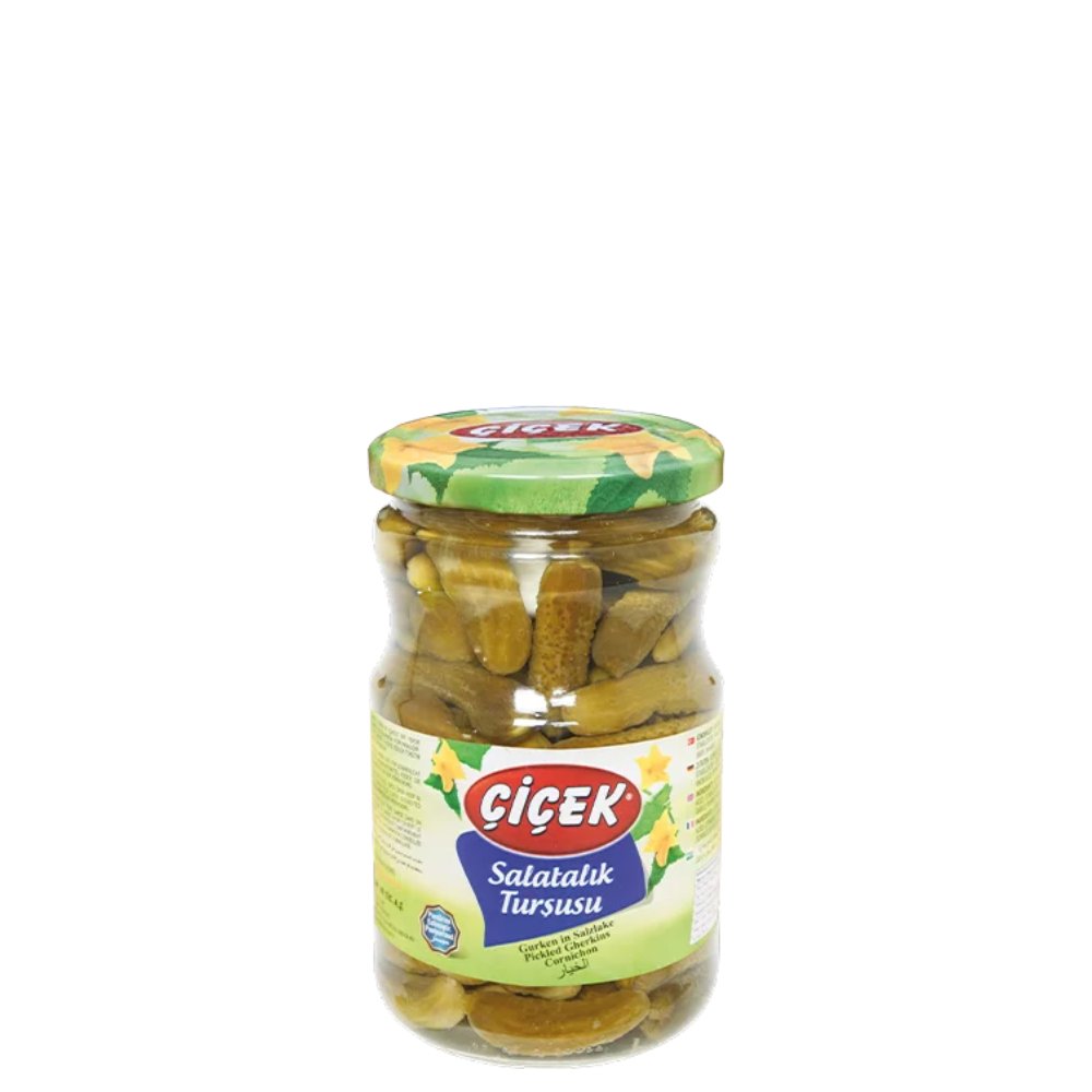 Çiçek Salatalık Turşusu Cam Kavanoz No:1 720cc Süzme:360g