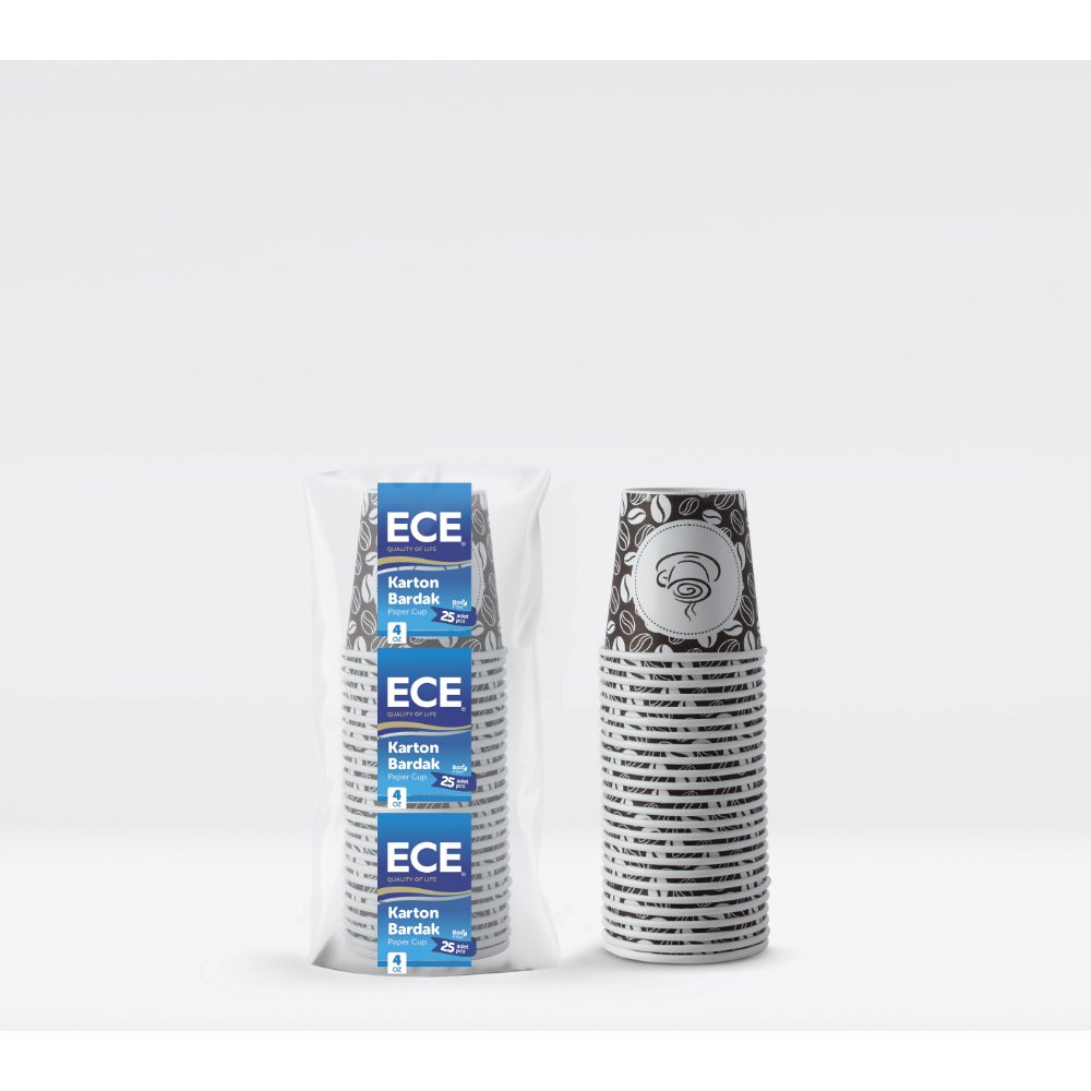 ECE Kağıt Bardak 4 Oz 25'li
