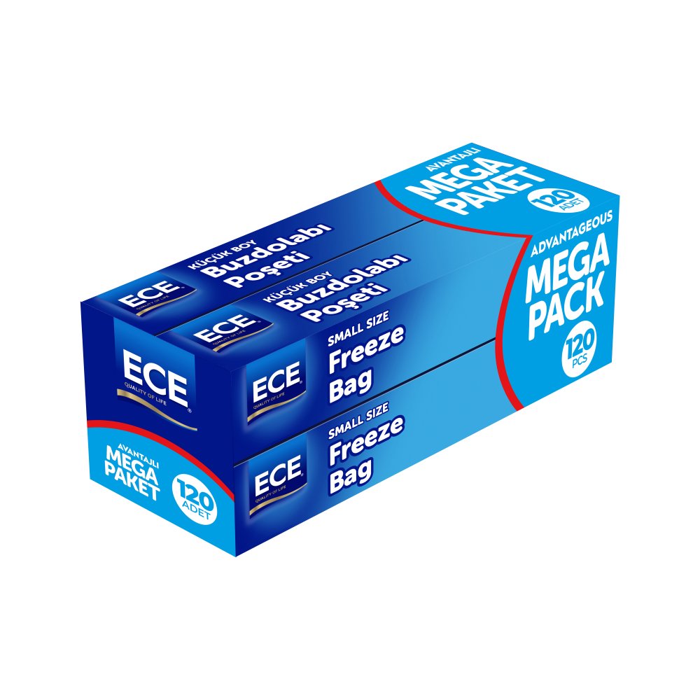 ECE Buzdolabı Poşeti Mega Paket Küçük 20X30cm 120'li