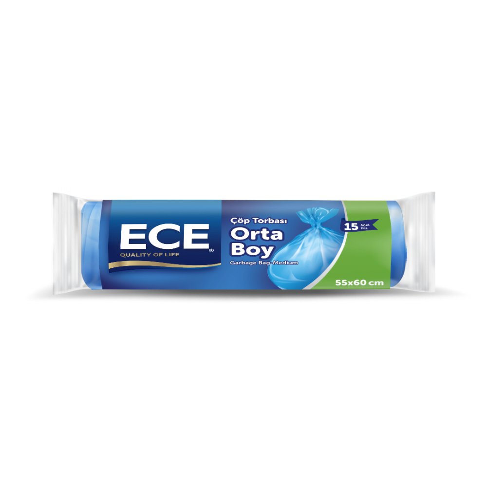 ECE Çöp Torbası Orta 55X60cm 15'li