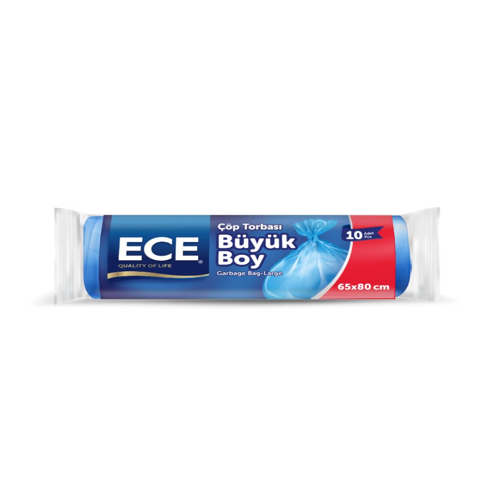 ECE Çöp Torbası Büyük 65X80cm 10'lu