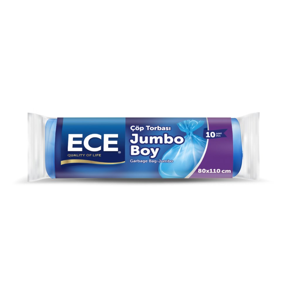 ECE Çöp Torbası Jumbo 80X110cm 10'lu