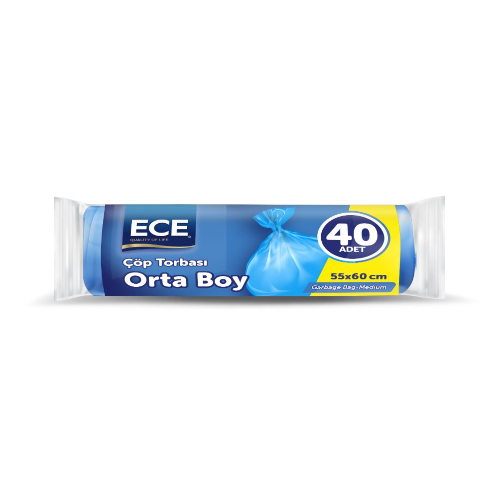 ECE Çöp Torbası Orta 55X60cm 40'lı