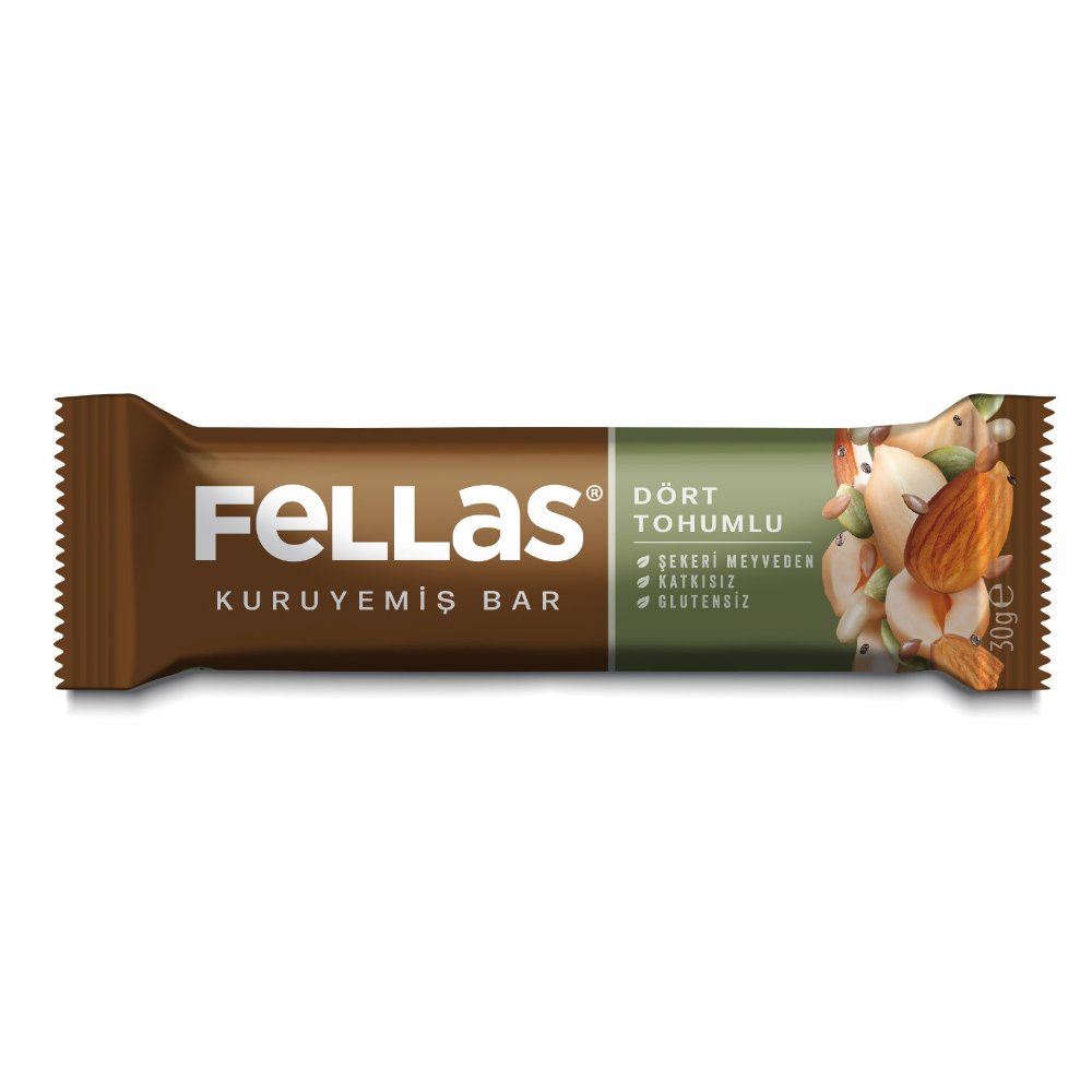 Fellas Kuruyemiş Bar Dört Tohumlu 30gr