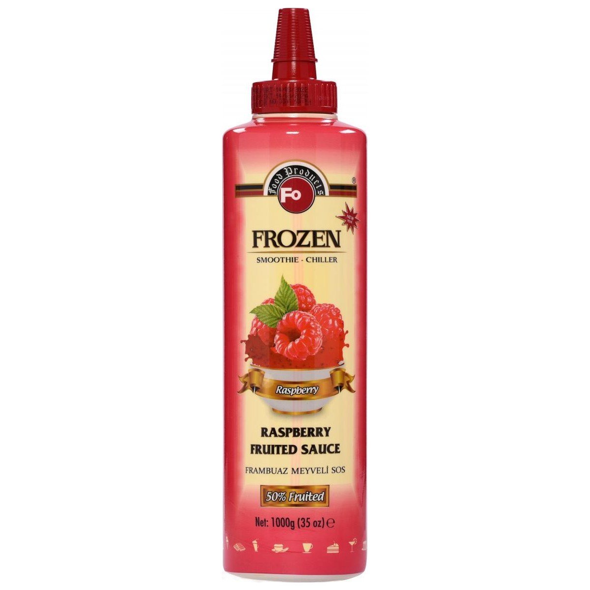 Fo Meyveli Sos 1kg Frambuaz (%60 Frambuaz)