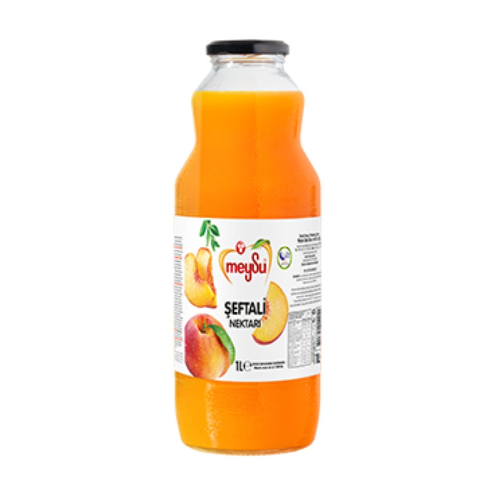 Meysu Şeftali 1L Cam Kavanoz