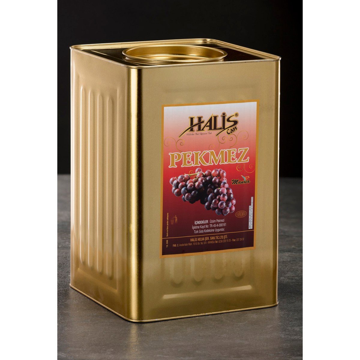 Halis Pekmez Üzüm 24kg Teneke