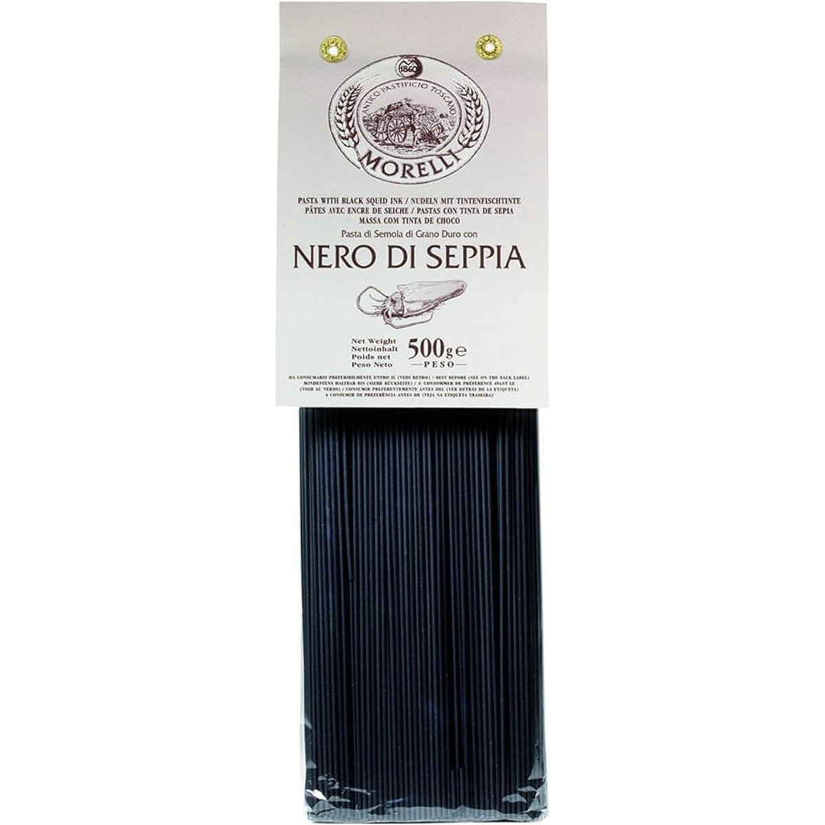 Morelli Spaghetti Nero Siyah Mürekkepli 500g