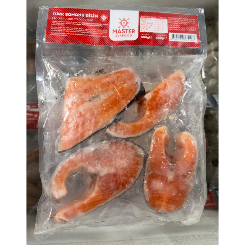 Master Seafood Dondurulmuş Türk Somonu Dilimli 500 gr