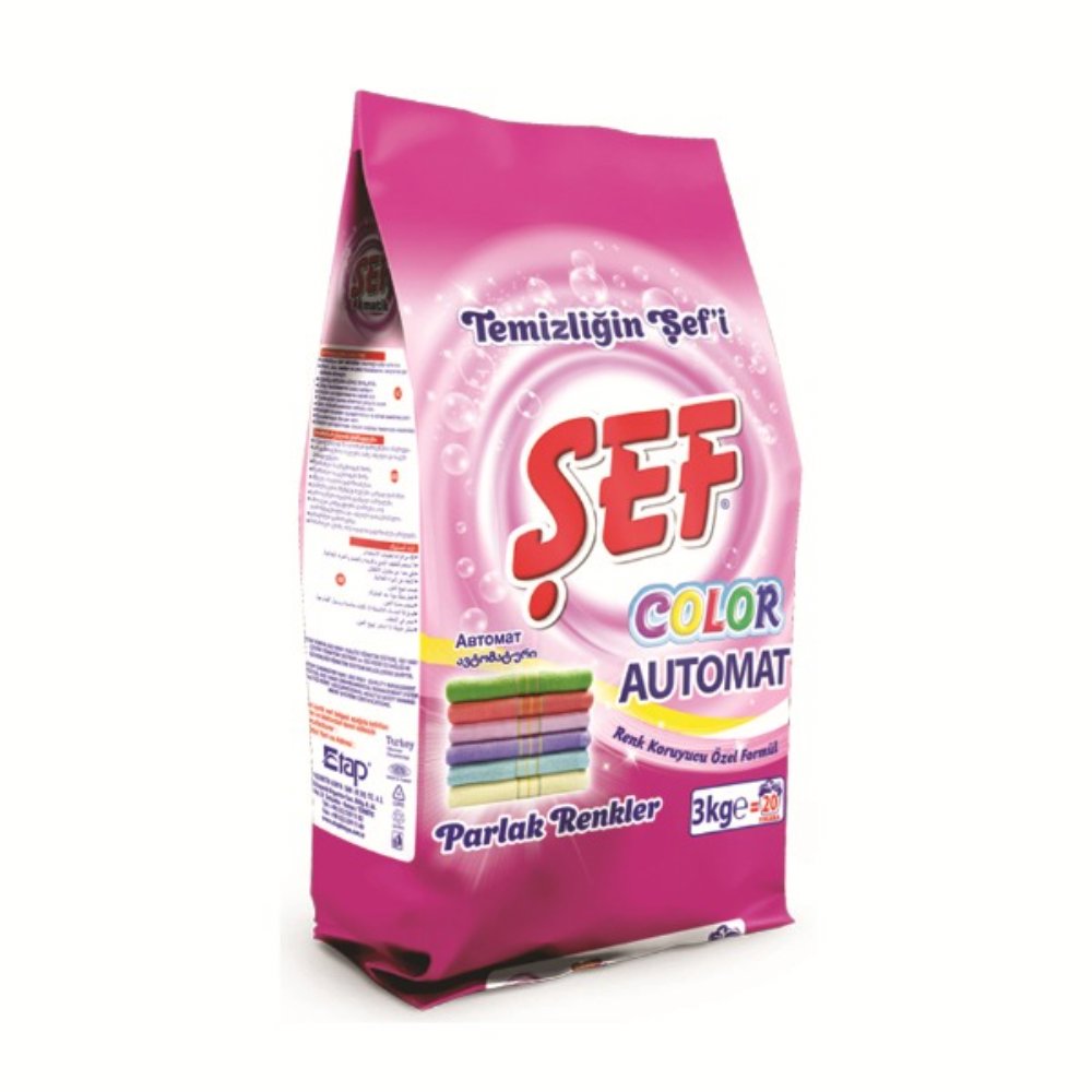 Şef Toz Elde Yıkama Gül Tutkusu 3kg