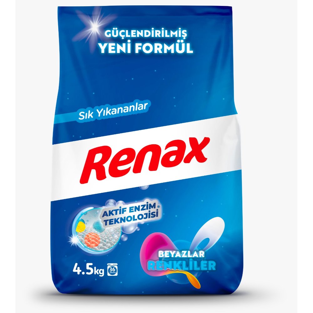 Renax Matik Deterjan Beyaz&Renkliler 4,5kg