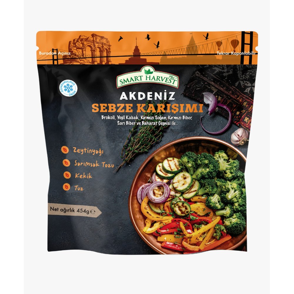 Smart Harvest Donuk Izgara Sebze Mix - GrillAkdeniz 454 gr